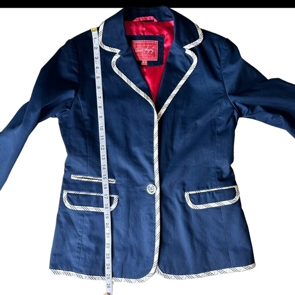 Jack Murphy Navy and White Blazer. Size 10 - Picture 4 of 9